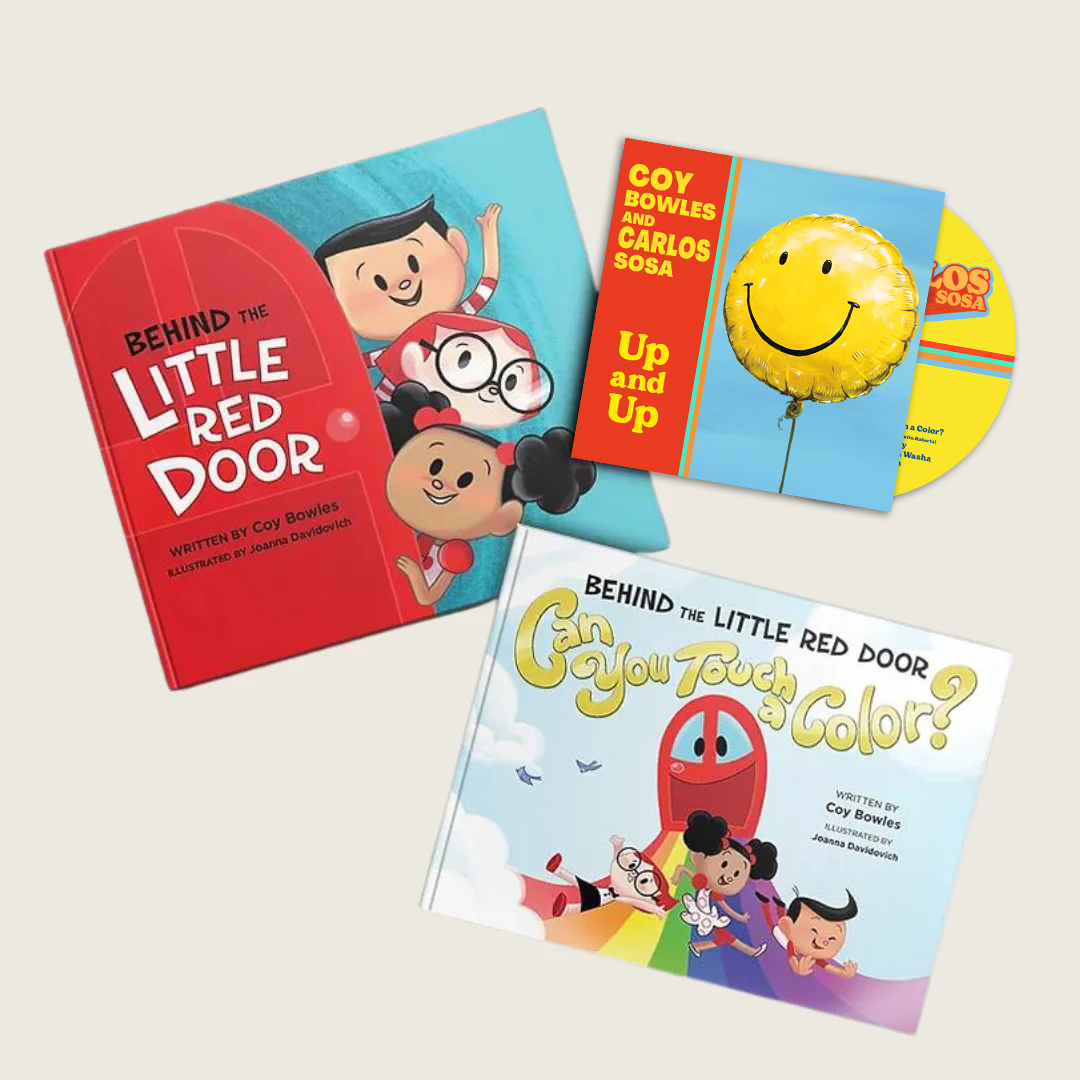 Behind the Little Red Door Book Series & Up and Up CD Bundle