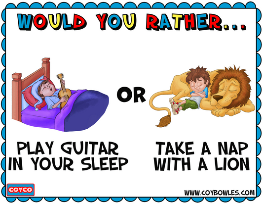 Will Powers "Would You Rather" Prompt & Color Set